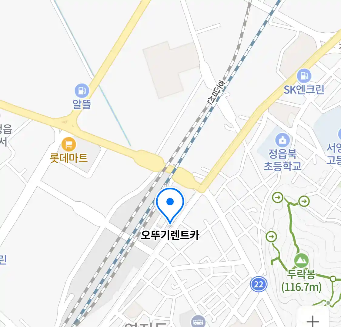 오뚜기렌트카 위치