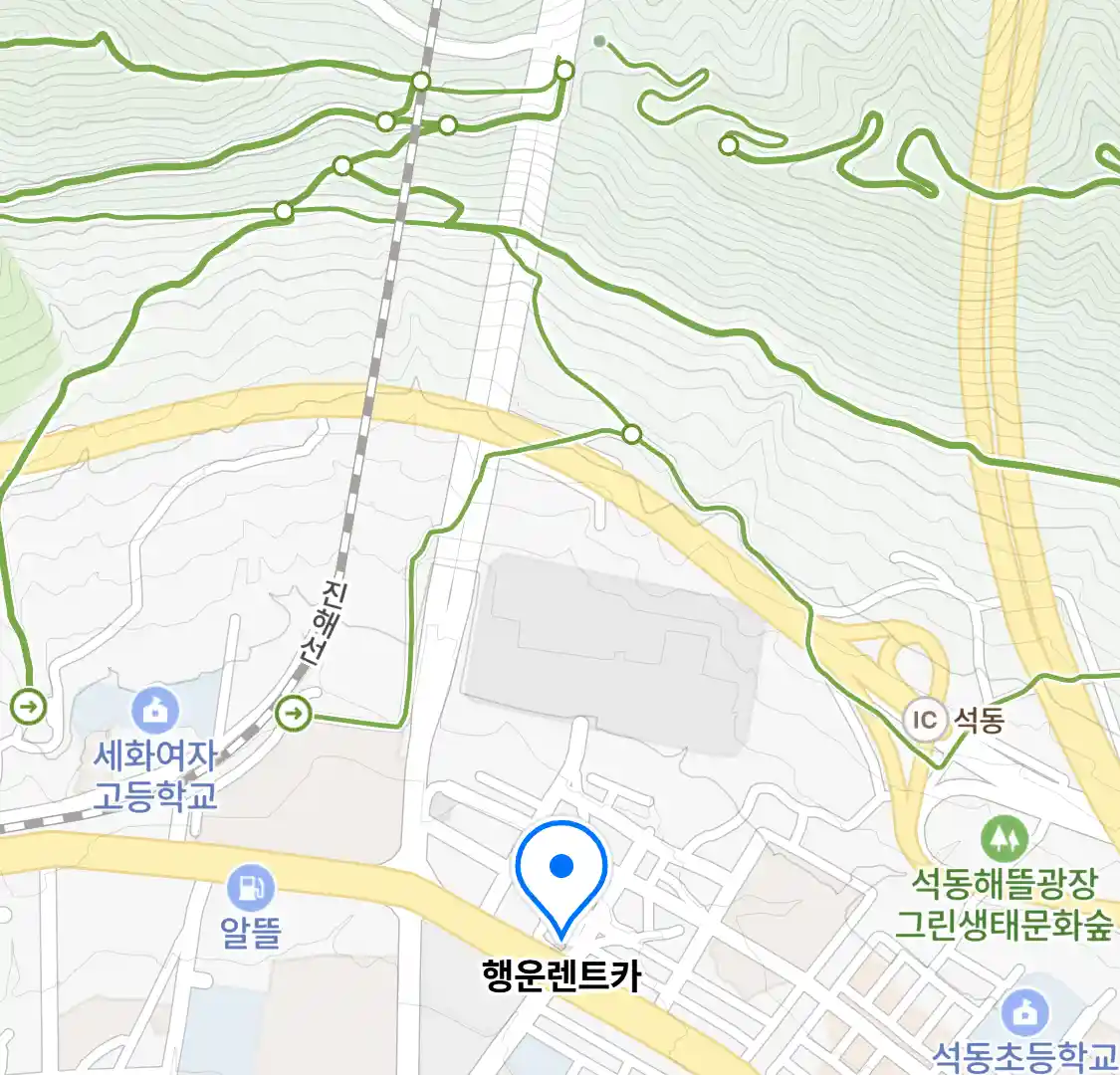 행운렌트카 위치