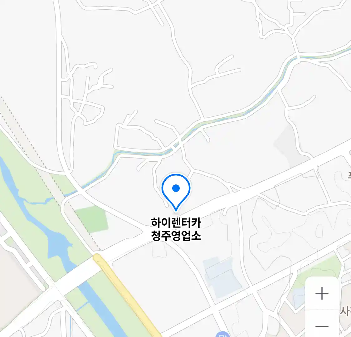 하이렌터카 청주영업소 위치