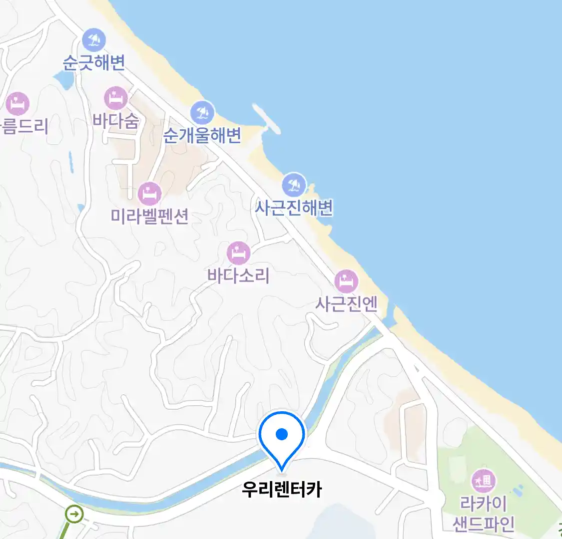 우리렌터카 위치