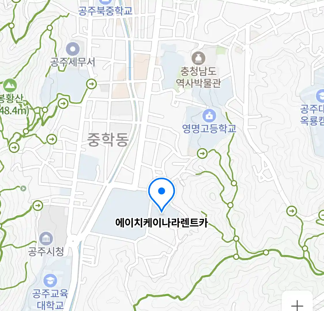 에이치케이나라렌트카 위치