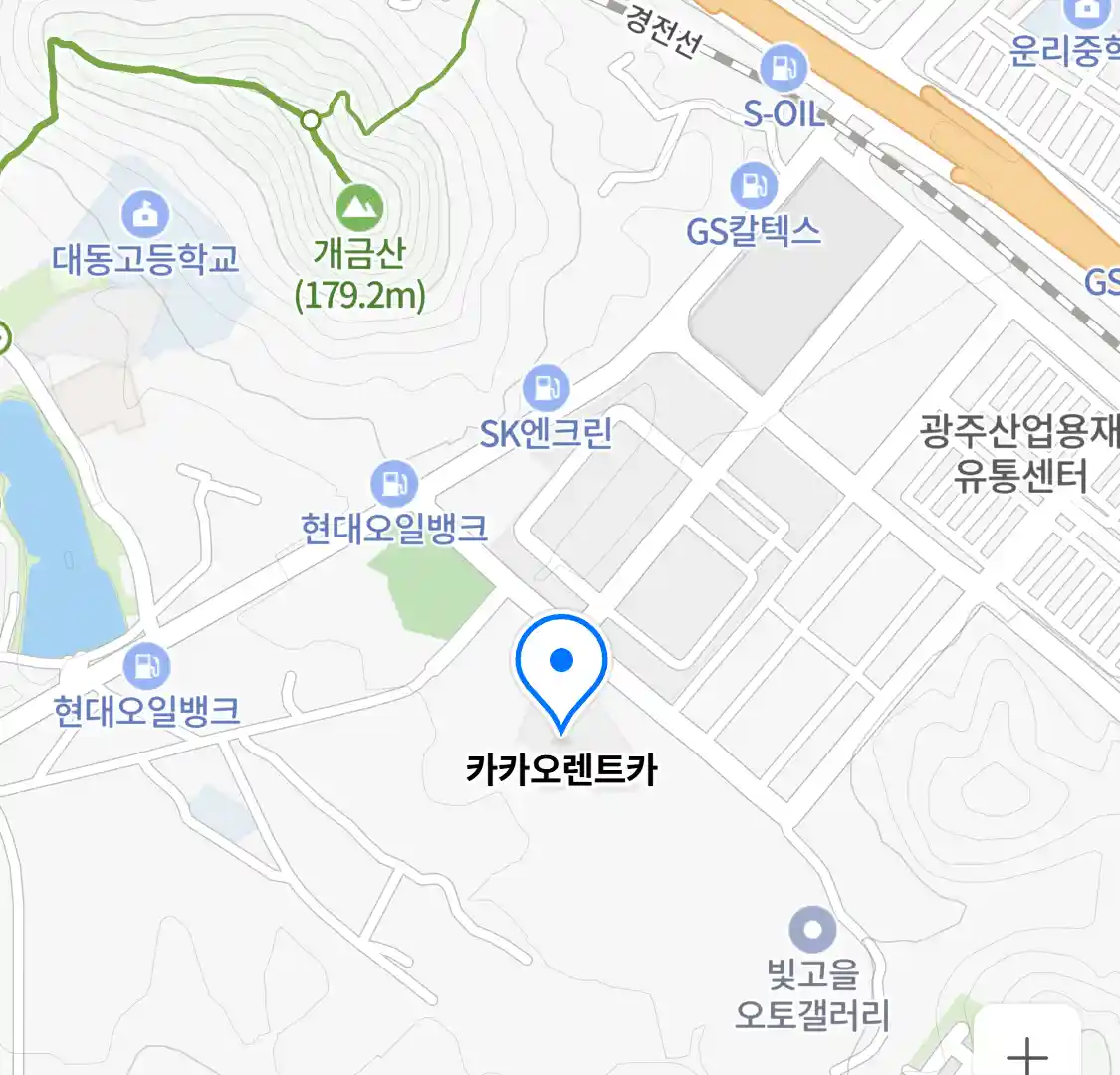 카카오렌트카 위치