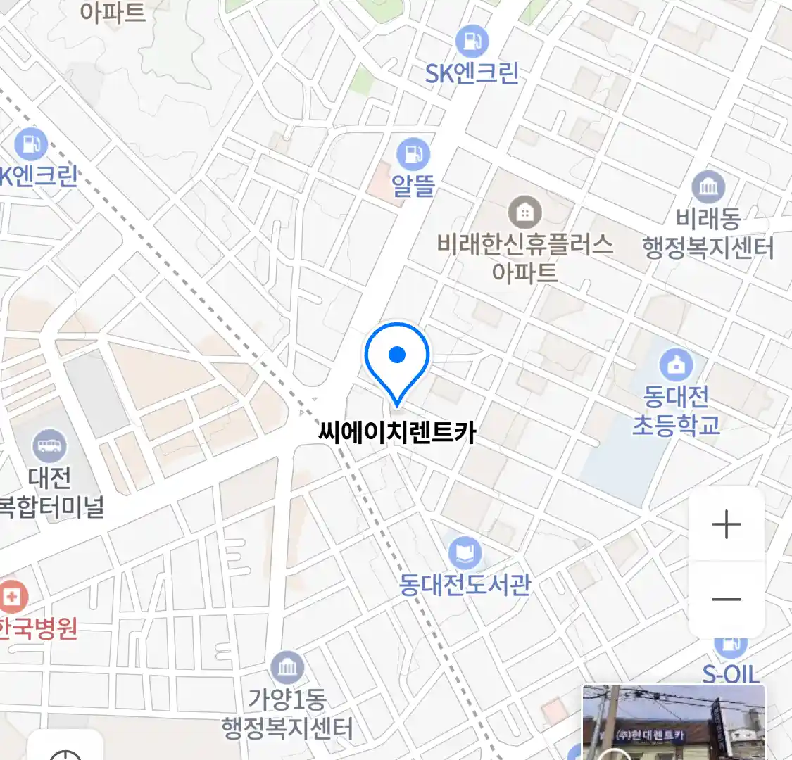 씨에이치렌트카 위치