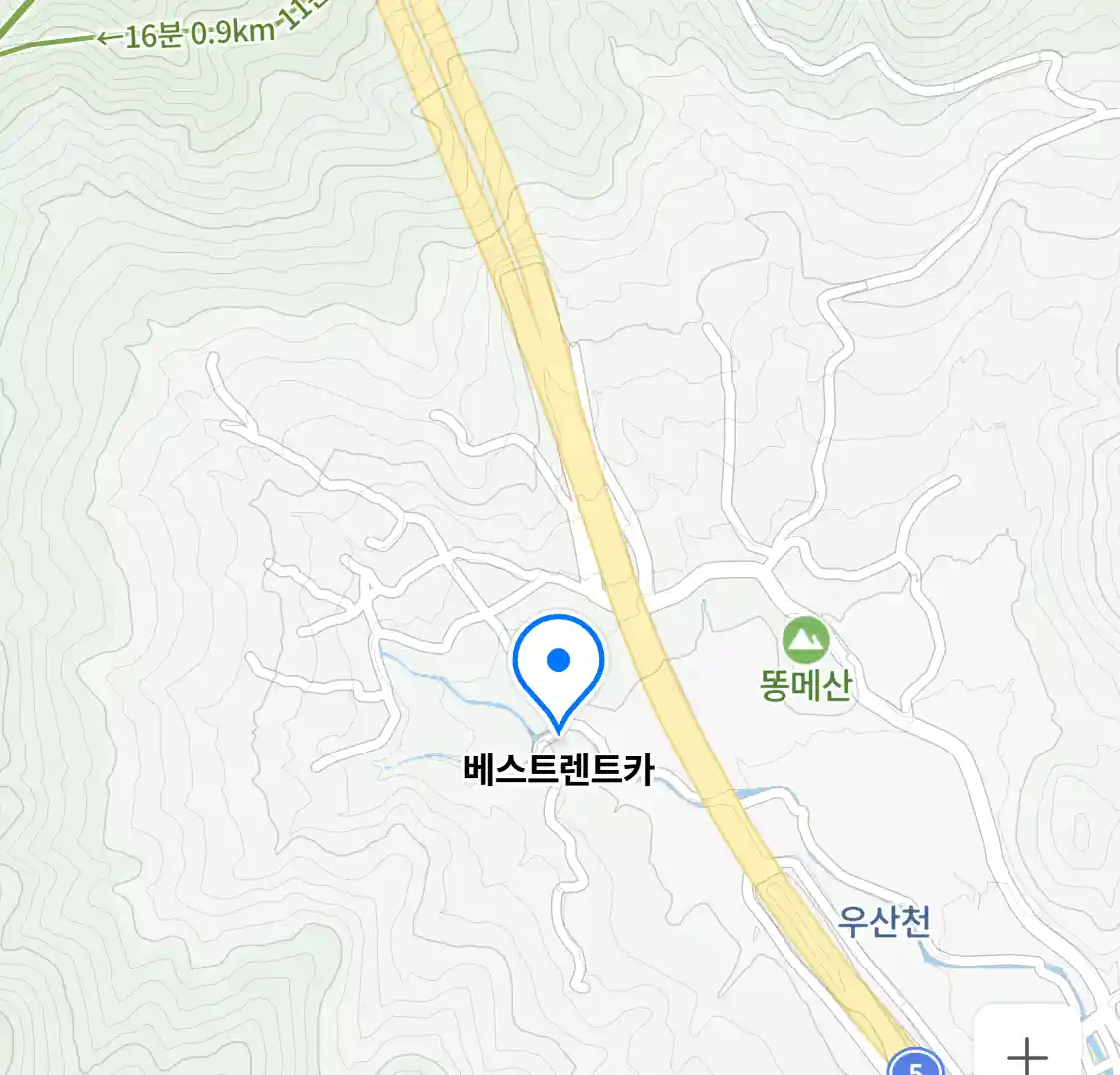 베스트렌트카 위치