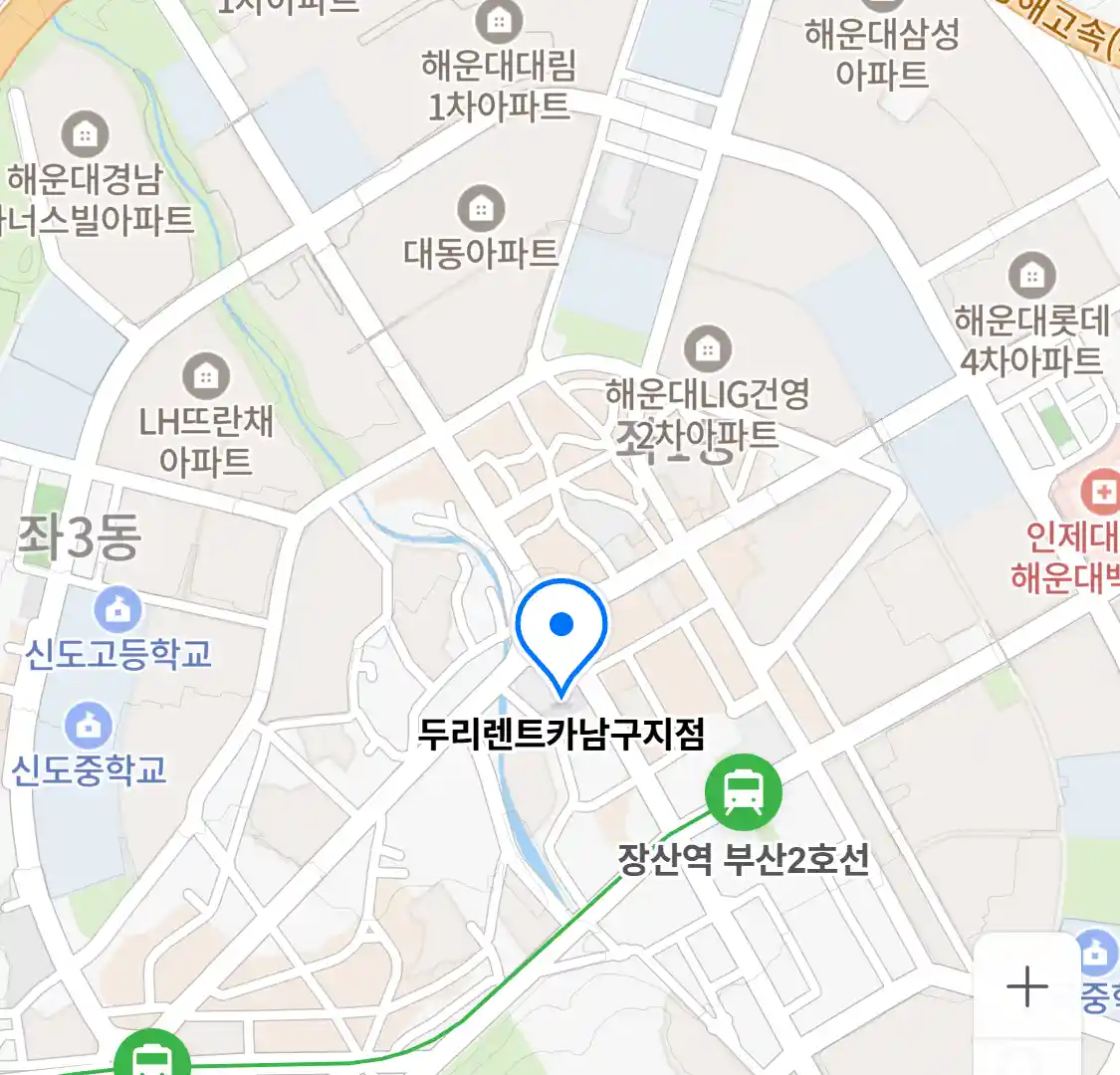 두리렌트카남구지점 위치