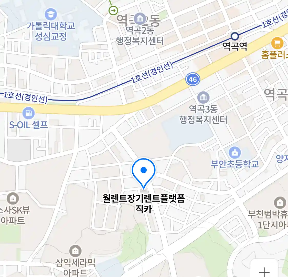 월렌트장기렌트플랫폼직카 위치