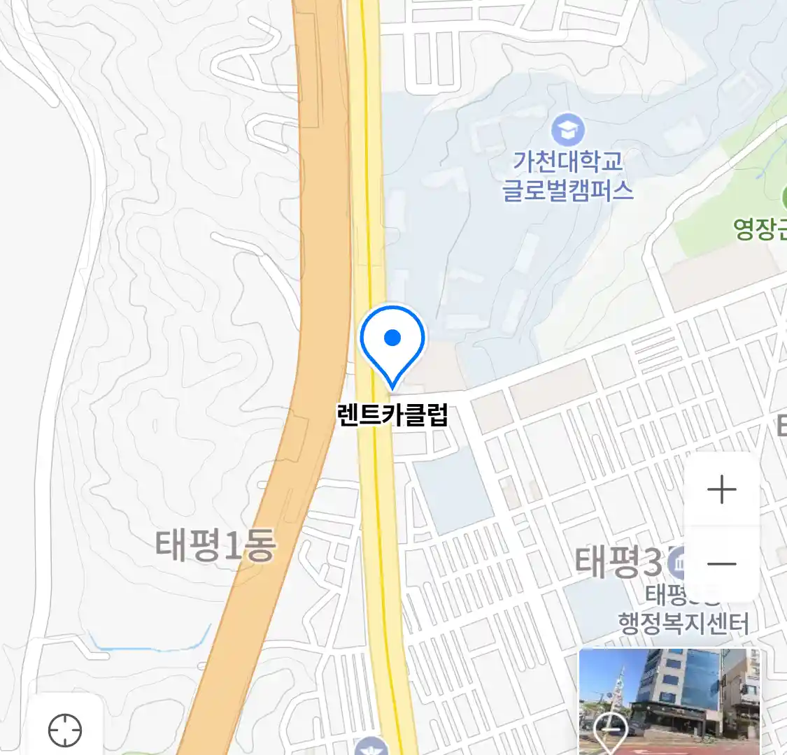 렌트카클럽 위치