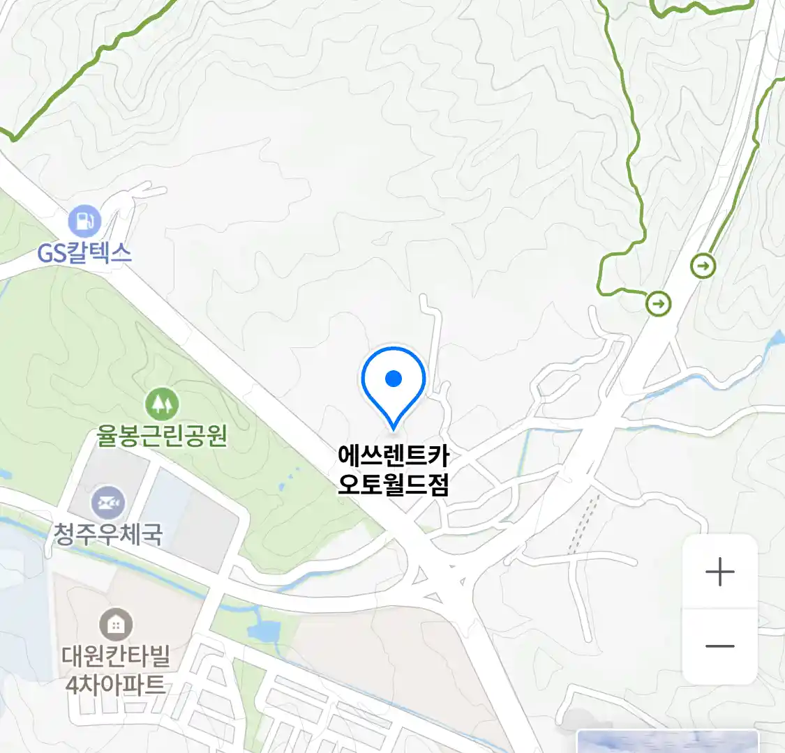 에쓰렌트카 오토월드점 위치