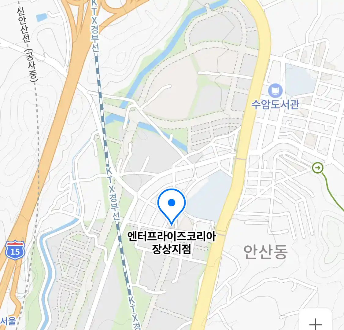 엔터프라이즈코리아 장상지점 위치