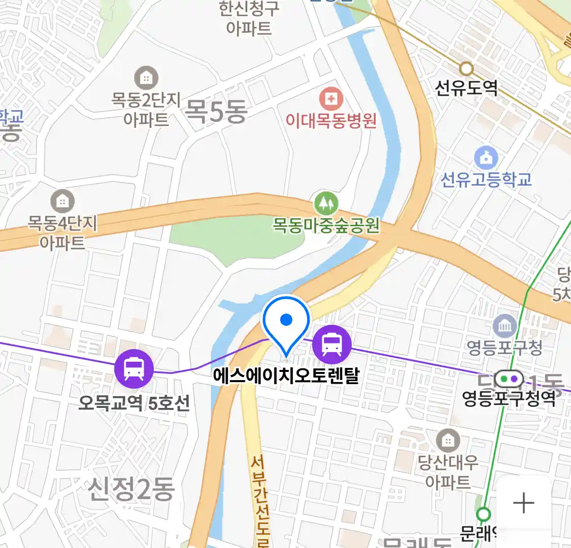에스에이치오토렌탈 위치