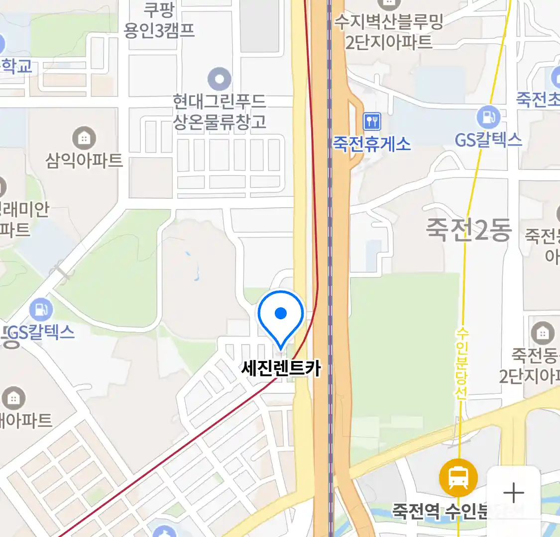 세진렌트카 지도