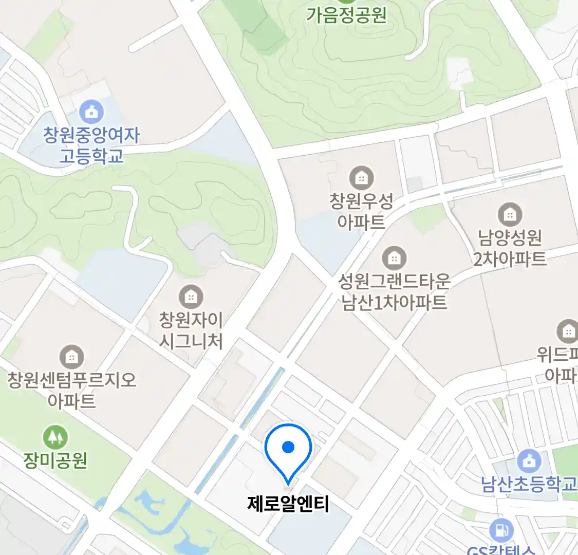 제로알엔티 위치